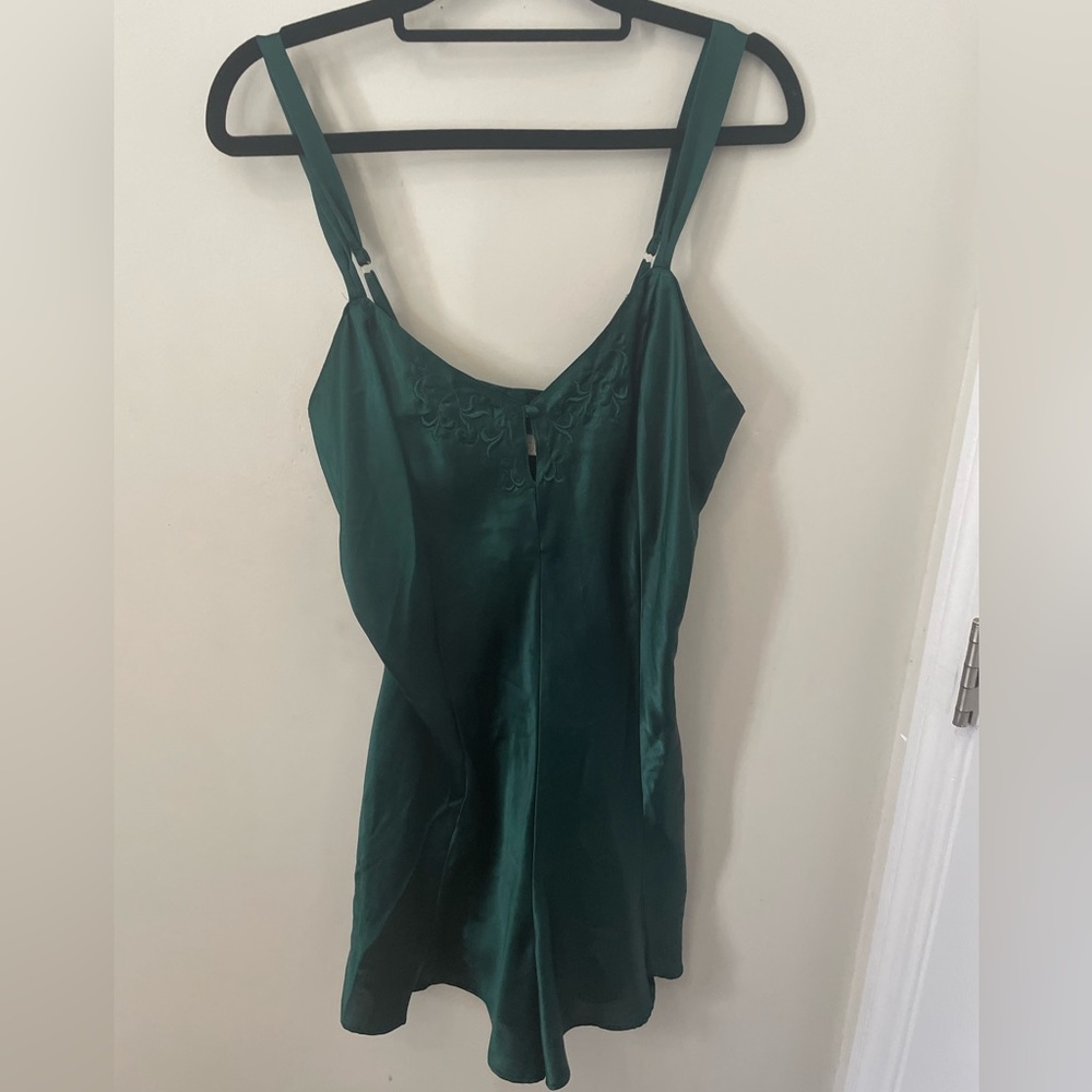 Green, Lightweight, Polyester Romper! - image 1